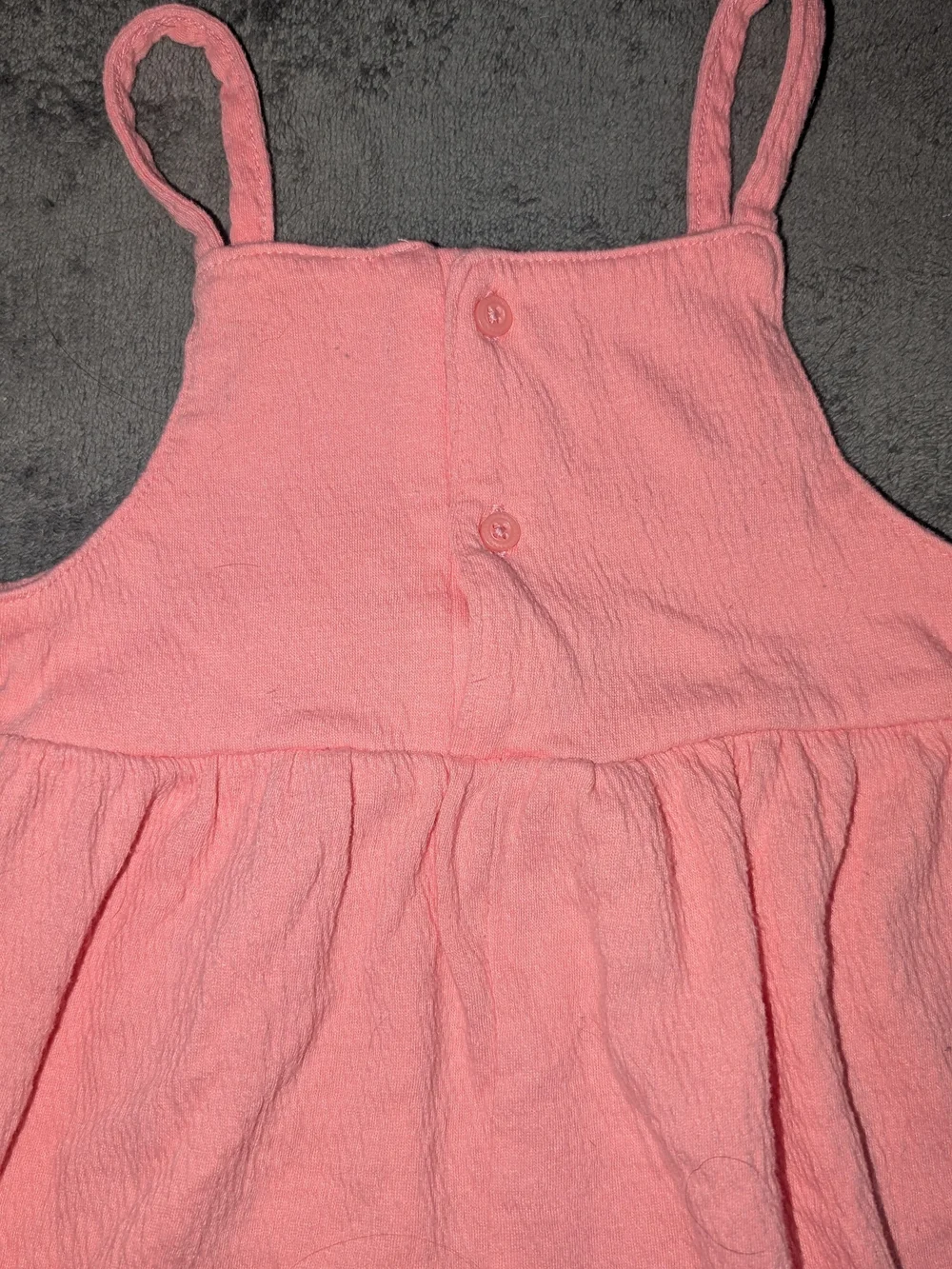Carter's Coral Pink Tank Romper for Babies